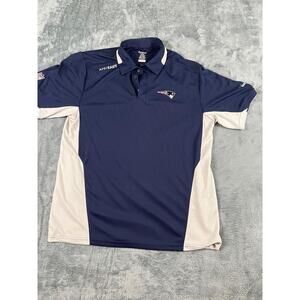 Reebok New England Patriots Men’s Performance Polo Shirt Medium NFL Team